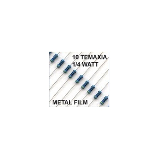 0-1ΚΩ 1/4 1% Αντίσταση metal film